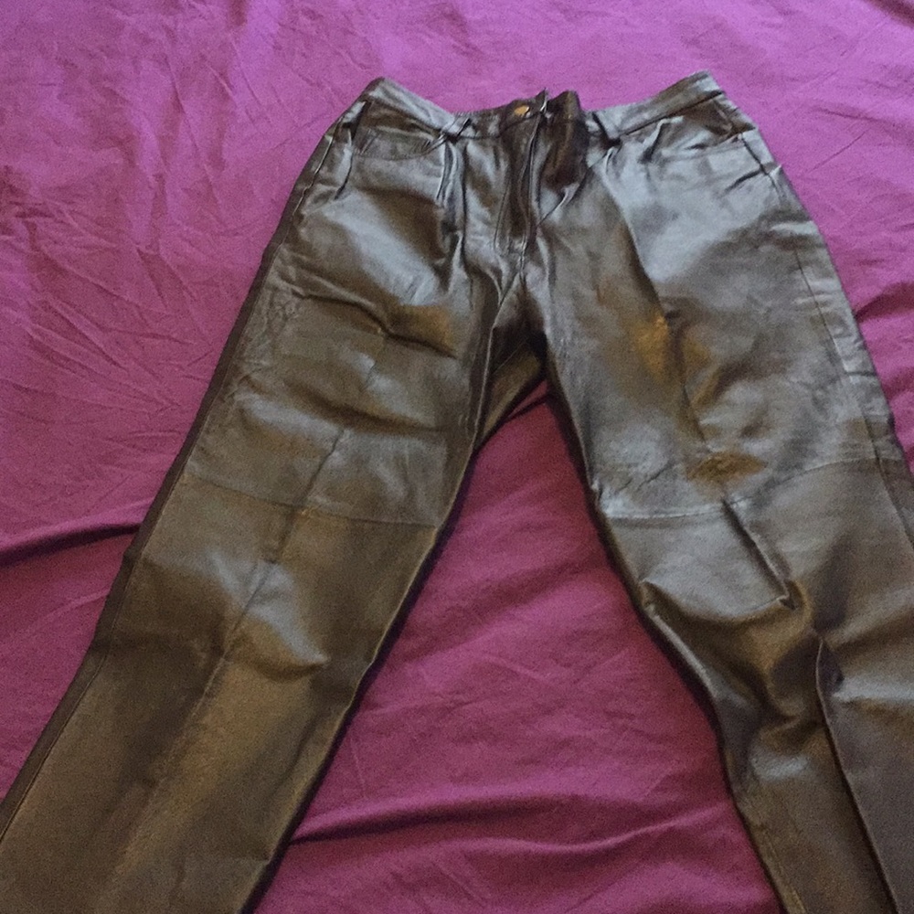 Leather pants